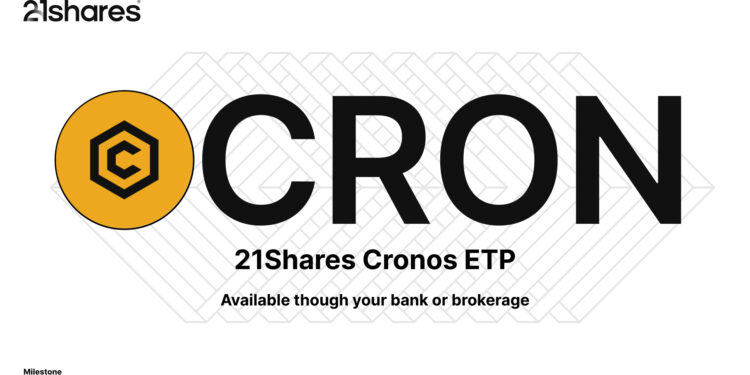 21Shares’ CRO ETP Marks Major Milestone for Cronos in Traditional Finance